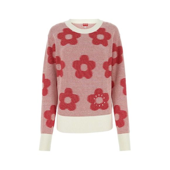 KENZO Sweaters - KENZO Embroidered Cotton Sweater
